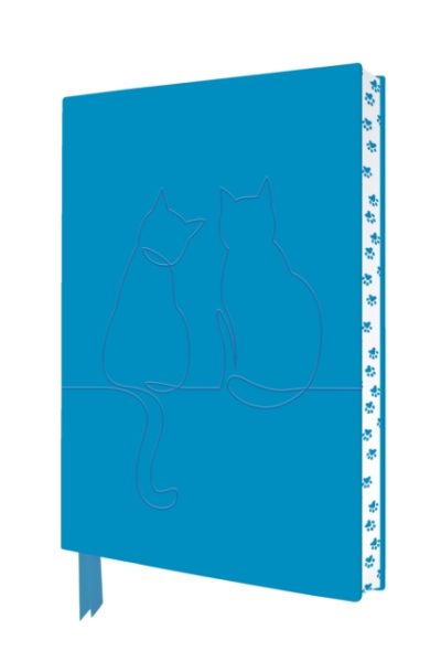 Two Happy Cats Artisan Art Notebook (Flame Tree Journals) by Flame Tree Studio