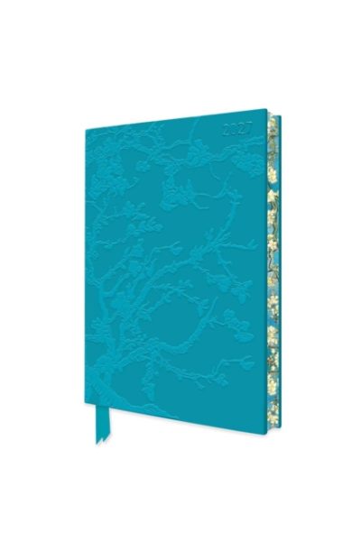 Vincent van Gogh: Almond Blossom 2027 Pocket Artisan Art Vegan Leather Diary – Week to View by Flame Tree Studio